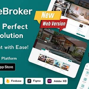 eBroker v1.0.8 Nulled – Real Estate Property Buy-Rent-Sell Flutter app with Laravel Admin Panel