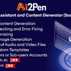 Ai2Pen v4.4 – AI Writing Assistant and Content Generator (SaaS Platform) Free