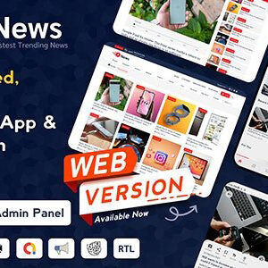 News App and Web v3.1.2 Nulled – Flutter News App for Android and IOS App | News Website with Admin panel