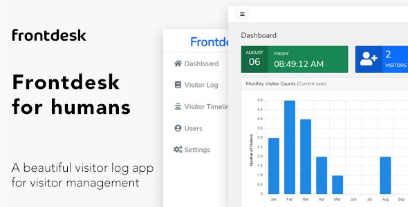Frontdesk v5.0 Nulled - Visitor Management System