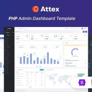 Attex Nulled – PHP Admin & Dashboard Template