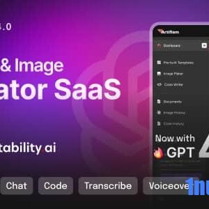 Artifism v1.4.0 Nulled – AI Content & Image Generator SaaS