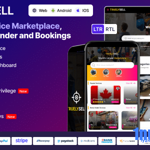 TruelySell v2.3.2 Nulled – Multi Vendor Online Service Booking Marketplace