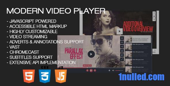 Modern Video Player for Wordpress v10.21 Free