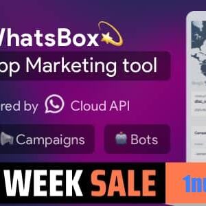 WhatsBox v1.4.0 Nulled – The WhatsApp Marketing – Bulk Sender, Chat, Bots, SaaS