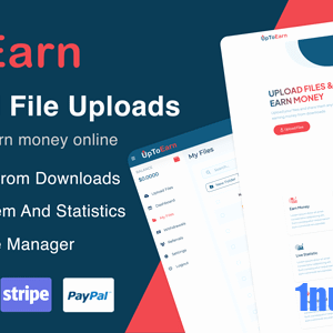 UpToEarn v1.3 Nulled – Monetized File Uploads (SAAS Ready)