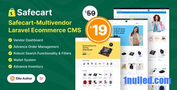 Safecart v1.0.1 – Multi-Vendor Laravel eCommerce platform