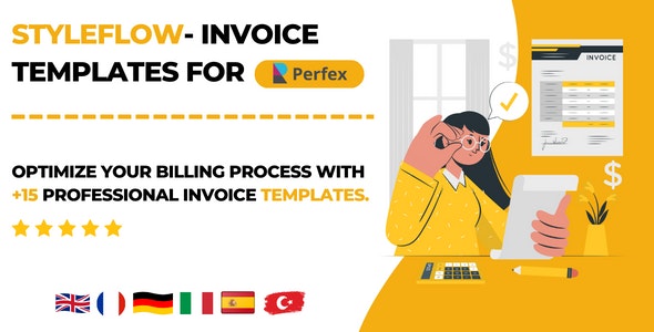 StyleFlow v1.0.0 Nulled - Invoice Templates For Perfex CRM