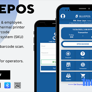 BLUEPOS v1.1 Nulled – Android Mobile Point of sale (POS) With Admin Backend API