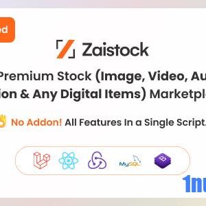 Zaistock v2.1 Nulled – Free & Premium Stock Photo, Video, Audio, Icon Illustration Script