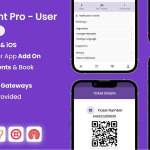 User App for EventRight Pro Event Ticket Booking System v1.4.0 Free