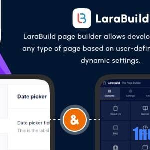 LaraBuild v1.3 Nulled – Laravel Drag and Drop Page builder and Settings Builder Package