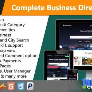 Whizbiz Pro v2.6 Nulled – Complete Business Directory Script