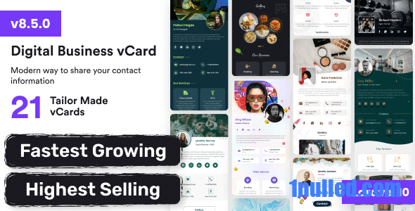 VCard SaaS v8.5.0 Nulled - Digital Business Card Builder SaaS - Laravel VCard Saas - NFC Card