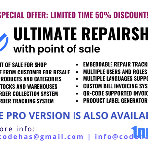 Ultimate repair shop solution with point of sale v0.6.4 Free