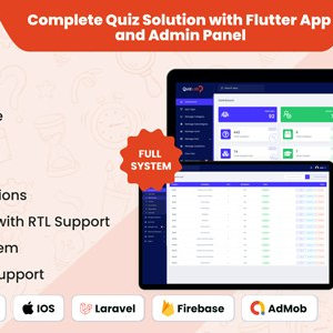 QuizLab v1.0 Nulled – Complete Quiz Solution with Flutter App and Admin Panel