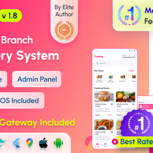 FoodKing v1.8 Nulled – Restaurant Food Delivery System with Admin Panel & Delivery Man App | Restaurant POS