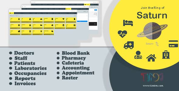 Saturn v3.01 Nulled - Hospital Management System