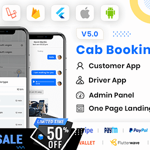 CabME v5.0 Nulled – Flutter Complete Taxi app – Taxi Booking Solution