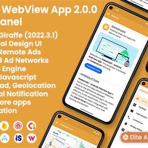 WebDroidX v2.0.0 Nulled – Android WebView App with Admin Panel