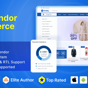 6valley v14.4 Nulled – Multi-Vendor E-commerce – Complete eCommerce Mobile App, Web, Seller and Admin Panel