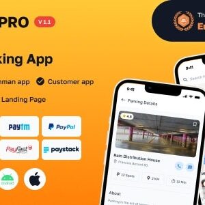 ParkMePRO v1.2 Nulled – Flutter Complete Car Parking App with Owner and WatchMan app