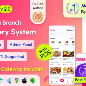 FoodKing v2.0 Nulled – Restaurant Food Delivery System with Admin Panel & Delivery Man App – Restaurant POS