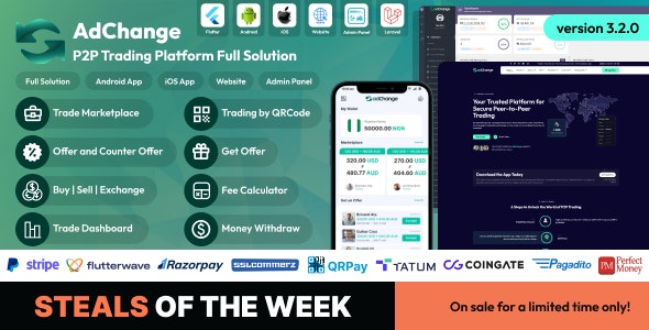 adChange v3.2.0 Nulled - P2P Trading Platform Full Solution