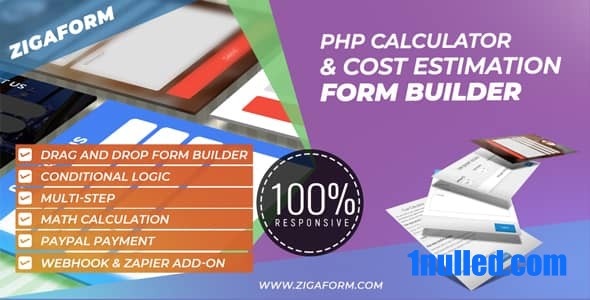 Zigaform v6.0.9 Nulled - PHP Calculator & Cost Estimation Form Builder