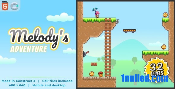 Melody's Adventure v1.0 Nulled - HTML5 Platform game