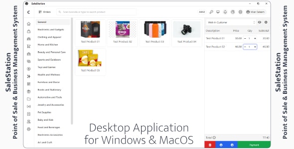 SaleStation v1.0 Nulled - Point of Sale & Business Management System