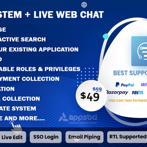 Support System v4.1.4 Nulled – Live Web Chat & Client Desk & Ticket Help Desk