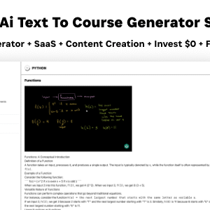 Ai Course Generator v1.0 Nulled – Text To Course SaaS Ai Video & Image Content Payment Earn Gemini React Admin