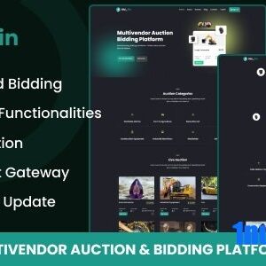 Bid_Pin v1.1.0 Nulled – Multivendor Auction & Bidding Platform