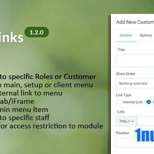 Custom Links for Perfex CRM v1.2.0 Free
