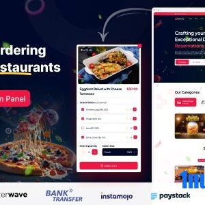 Reservq v1.4.2 Nulled – Online Food Ordering System for Restaurants Laravel Script