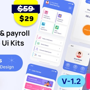 Maan HRM Flutter App UI Kit (Android & iOS) v1.3 Free