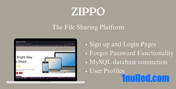 Zippo Fileshare Nulled - Filesharing Platform