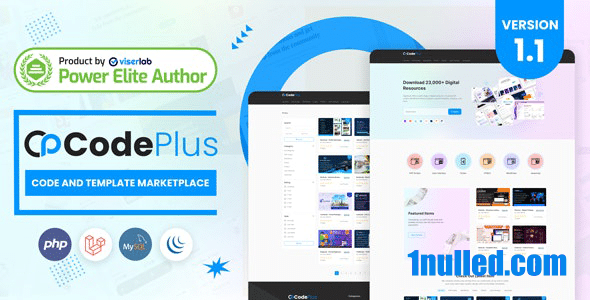 CodePlus v1.1 Nulled - Code And Template Marketplace