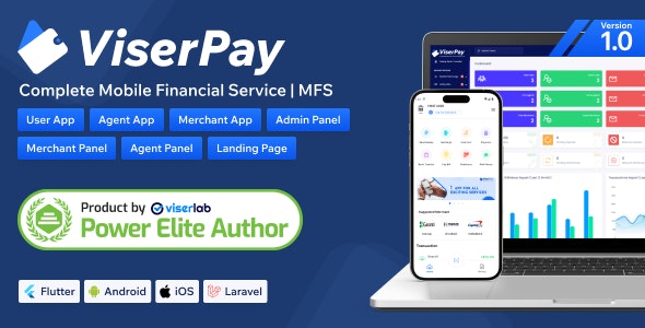 ViserPay v1.0 Nulled - Complete Mobile Financial Service