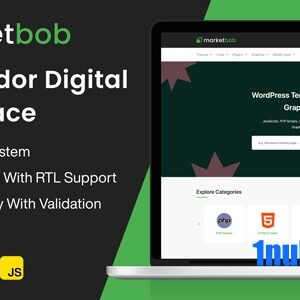 Marketbob v1.7 Nulled – Multi-Vendor Digital Marketplace