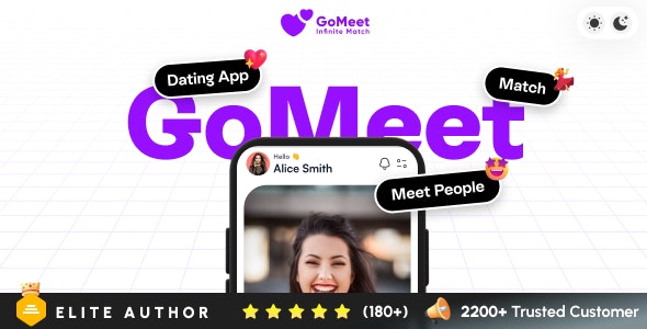 GoMeet v1.4 Nulled - Complete Social Dating Mobile App