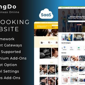 BookingDo SaaS v3.6 Nulled – Multi Business Appointment Scheduling & Service Booking Website Builder