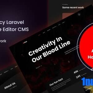 Arino v3.1 Nulled – Creative Agency Laravel Script With Live Editor CMS