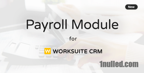 Payroll Module For Worksuite CRM v2.1.3 Free