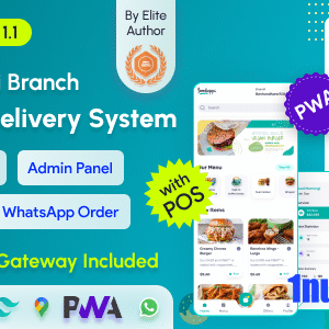 FoodAppi v1.1 Nulled – PWA Food Delivery System and WhatsApp Menu Ordering with Admin Panel | Restaurant POS