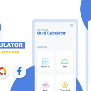 Multi Calculator v1.1 Nulled – All in one calculator app