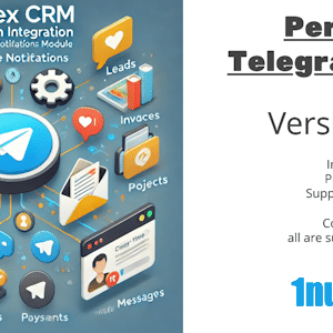 Perfex CRM and TelegramBot Notification Module v2.0 Free