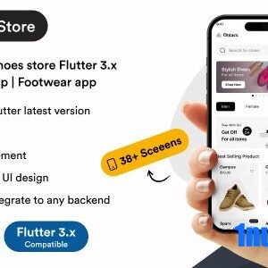 Rapidbox Nulled – Online shoes store Flutter 3.x (Android, iOS) UI app
