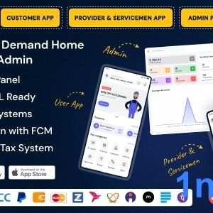 Fixit v1.0.1 Nulled – Multi Vendor On Demand, Handyman, Home service Flutter App with Admin Complete Solution